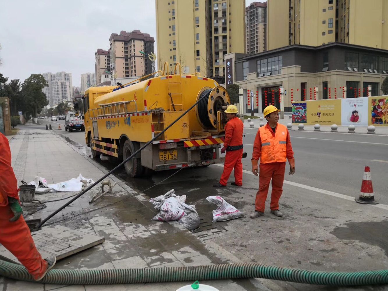周口排污管道清淤-管道清洗